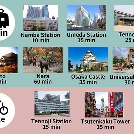Umeda 15 Min, Airport 40 Min, Usj 30 Min, Quiet Residential Neighborhood 5Ldk Japanese Style House For Groups And Families Apartment Osaka Exterior photo